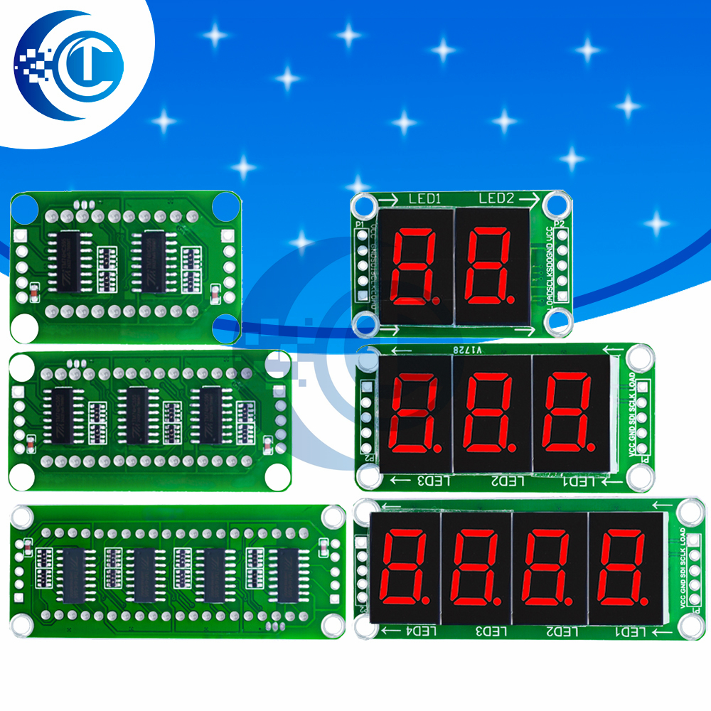 Arduino Vending Machine Project - 2/3/4-Segment 2-Digit LED Display Module: 74HC595
