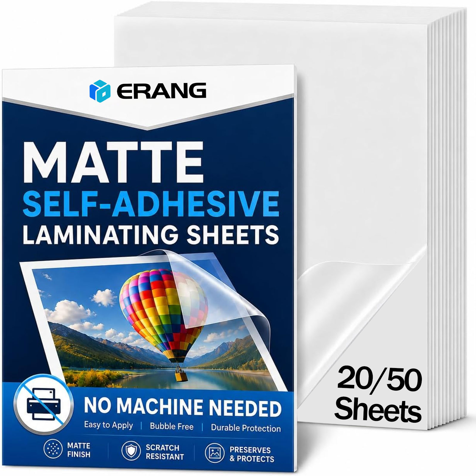 Photo Booth Machine - 20/50 Sheets A4 Self-Adhesive Cold Laminating