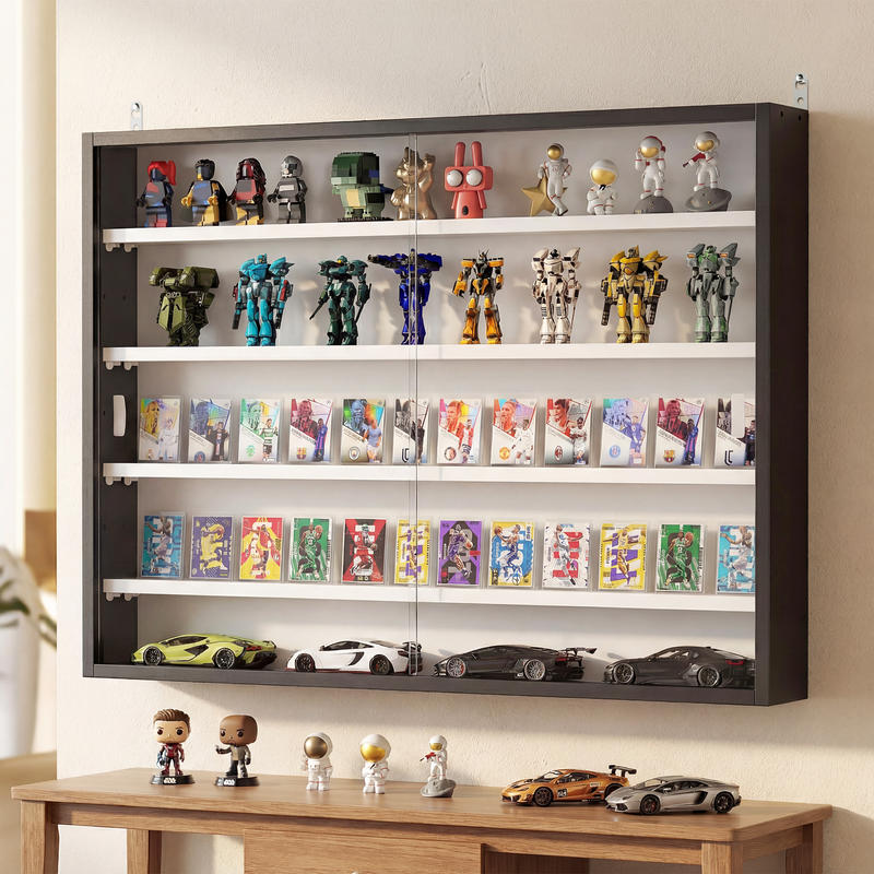 HOMCOM 5-Tier Display Cabinet, - Glass Cabinet Display recensione e prezzo