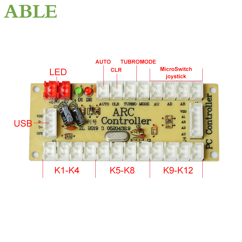 Arcade 2 Player Zero Delay Kit - Arcade Button Pcb recensione e prezzo