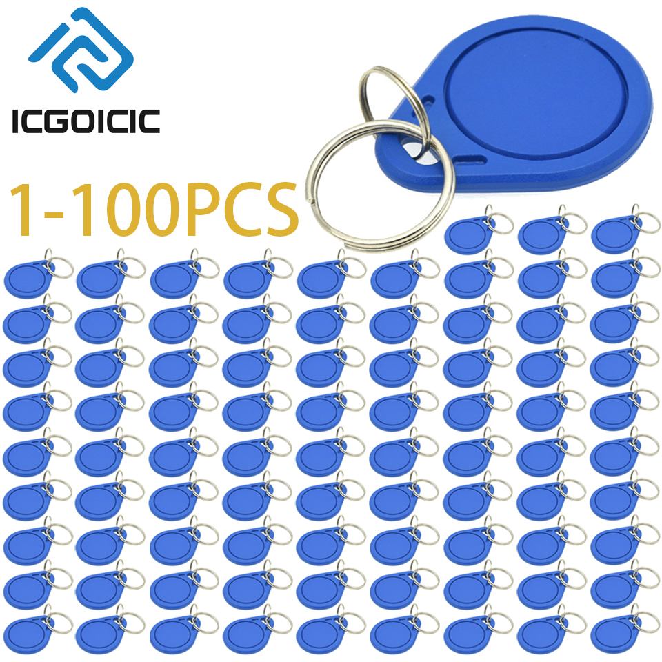 1-100pcs 13.56MHz RFID IC Key  - Arduino Vending Machine Project recensione e prezzo