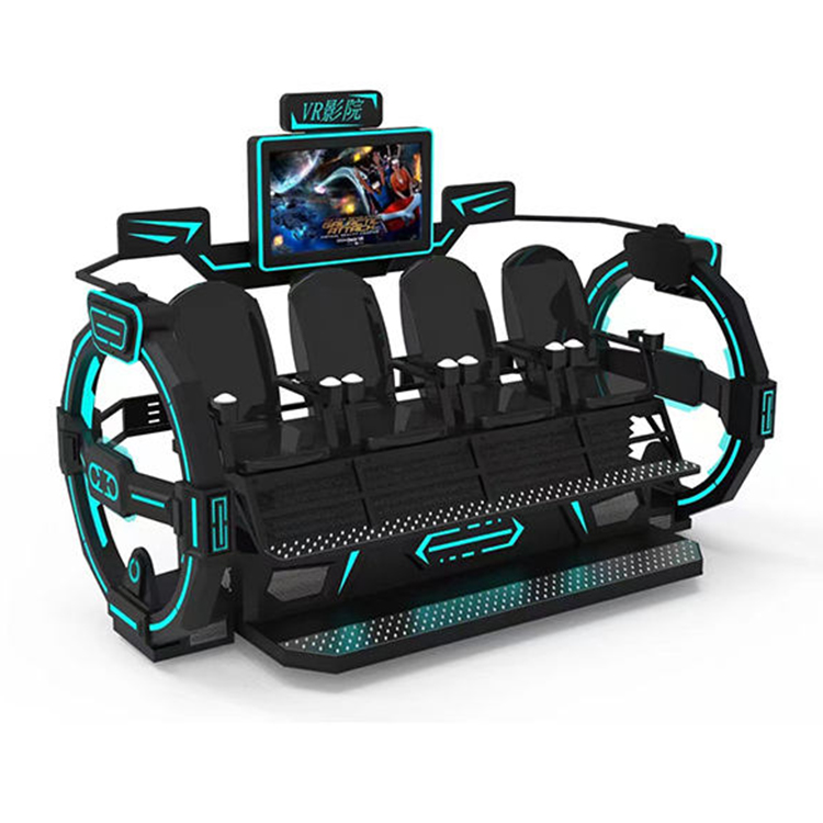 High Quality Theme Park 4 Seat - 9D Vr Simulator recensione e prezzo