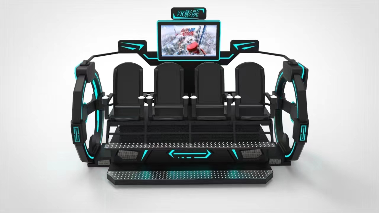 High Quality Theme Park 4 Seat - 9D Vr Simulator recensione e prezzo