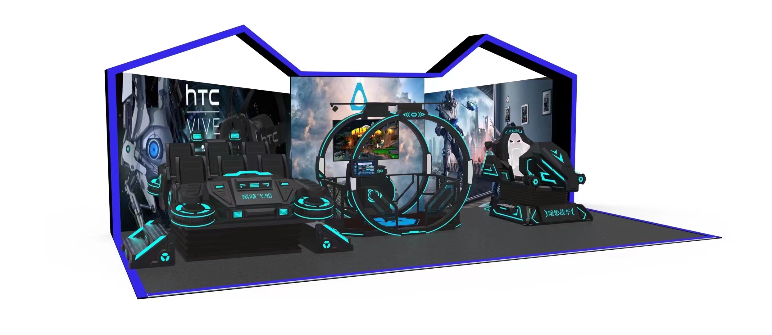 High Quality Theme Park 4 Seat - 9D Vr Simulator recensione e prezzo