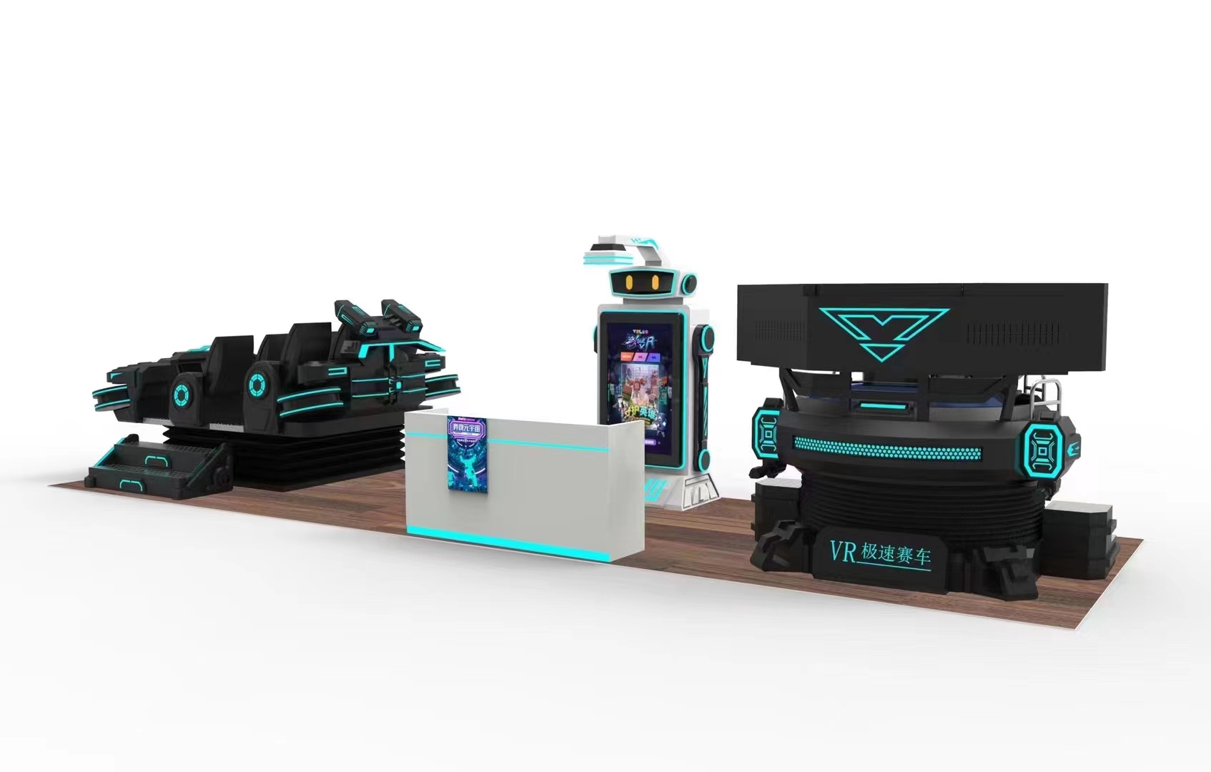 High Quality Theme Park 4 Seat - 9D Vr Simulator recensione e prezzo