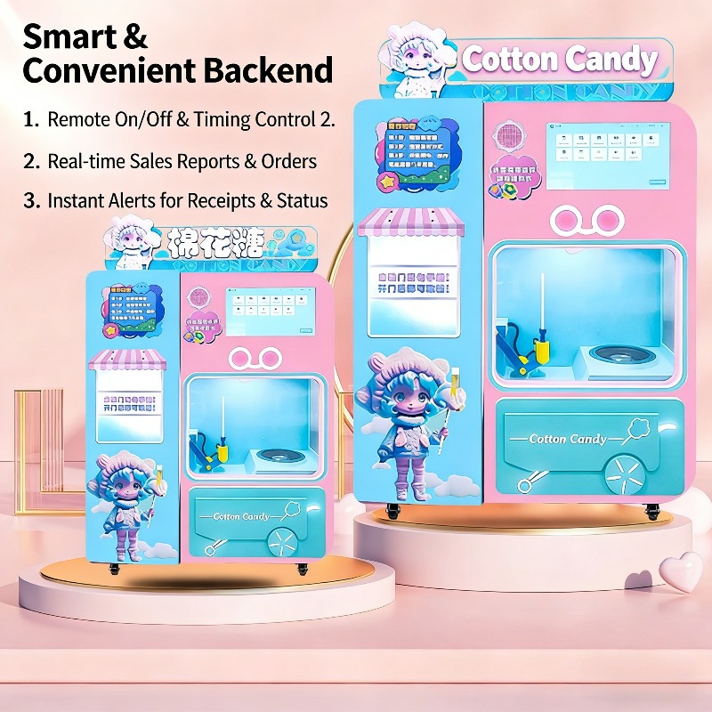 FOB Automatic Cotton Candy Ven - Vending Machine Qr Code recensione e prezzo