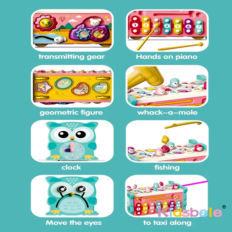 Kids Montessori 8 in 1 Fishing - Whack A Mole Arcade recensione e prezzo