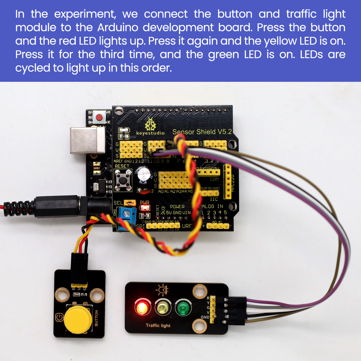 Keyestudio Traffic Light Modul - Arduino Vending Machine Project recensione e prezzo