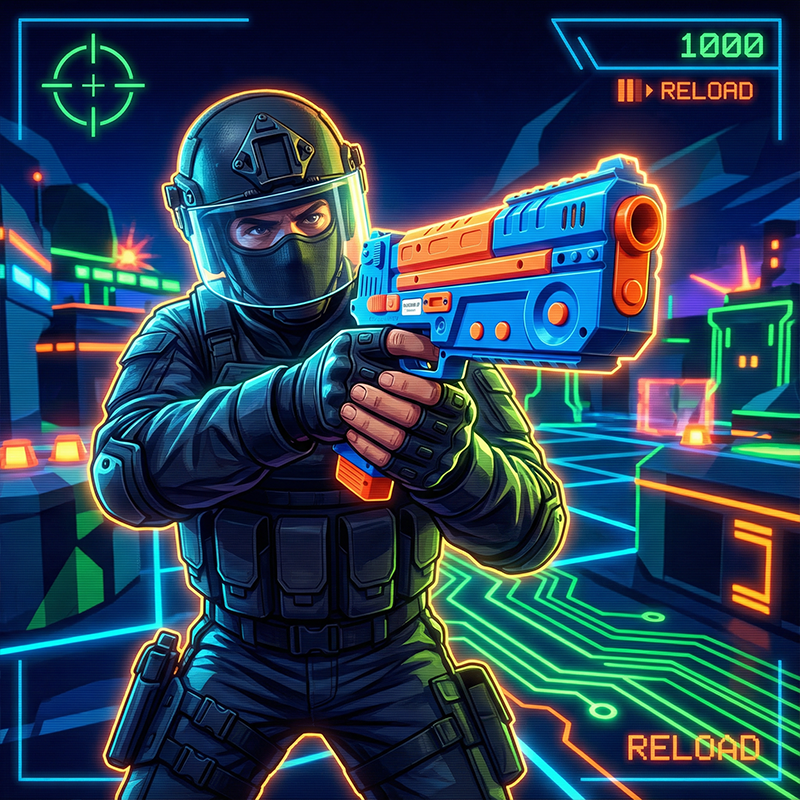 2.4G Wireless Light Gun Contro - Whack A Mole Arcade recensione e prezzo