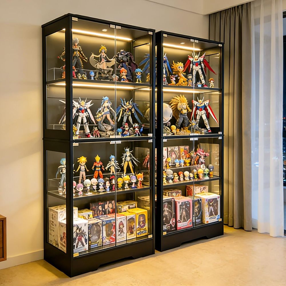 5.5ft Tall 2-Door Glass Displa - Glass Cabinet Display recensione e prezzo