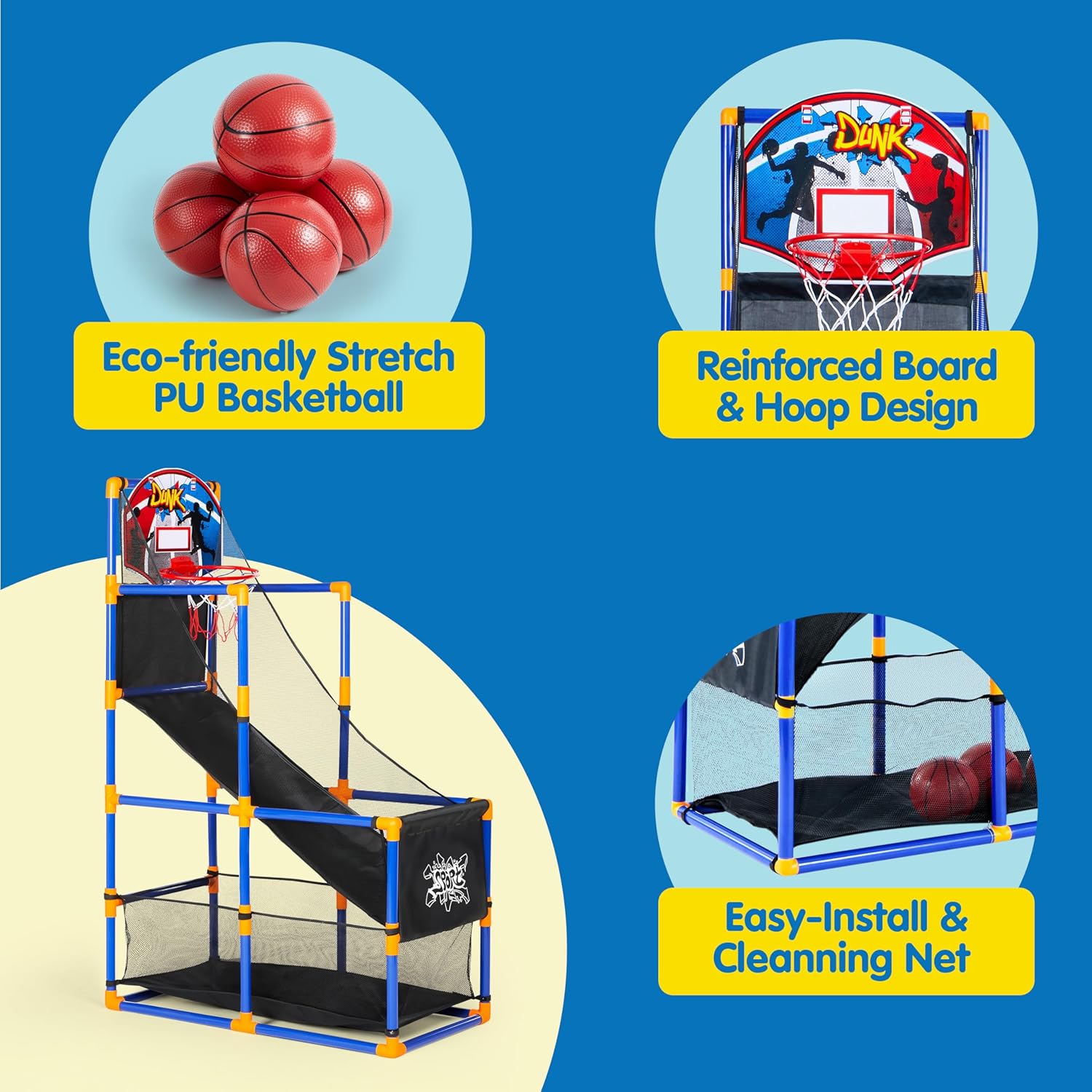 Arcade Basketball Game Set wit - Arcade Games & Vending Llc recensione e prezzo