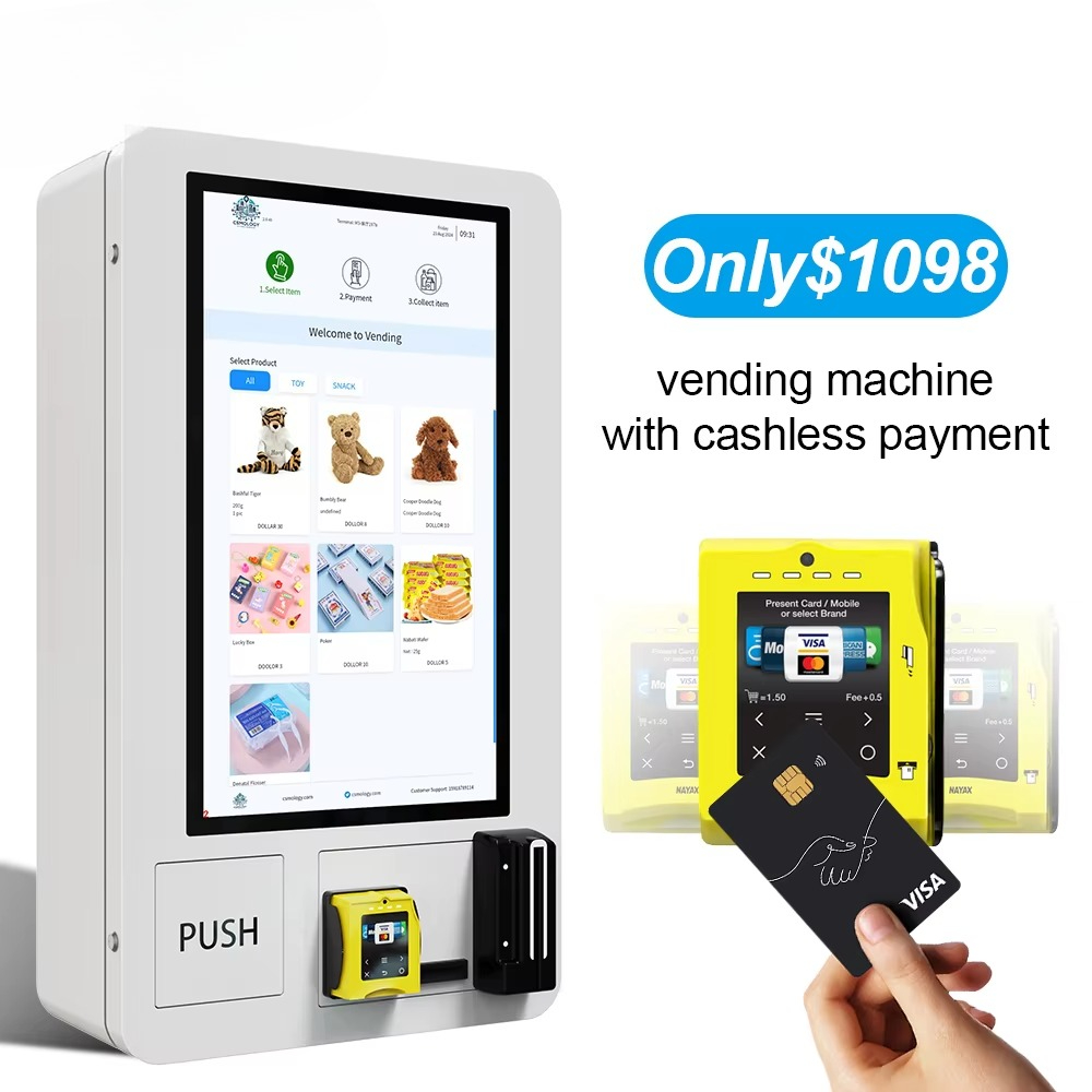 Small Metal Drinks Desktop Ven - Vending Machine Qr Code recensione e prezzo