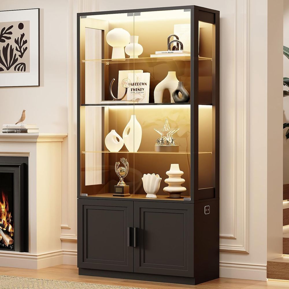 67 4-Tier Glass Display Cabine - Glass Cabinet Display recensione e prezzo