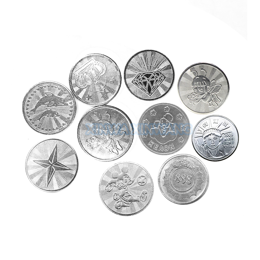 100PCS  Coins Tokens Stainless - Token Coin Mechanism recensione e prezzo
