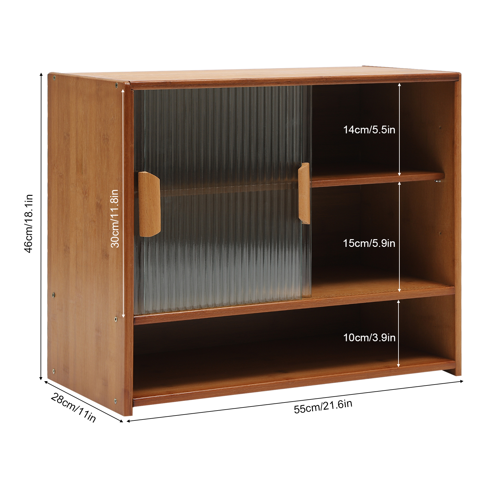 Bymaocar Display Cabinet Kitch - Glass Cabinet Display recensione e prezzo