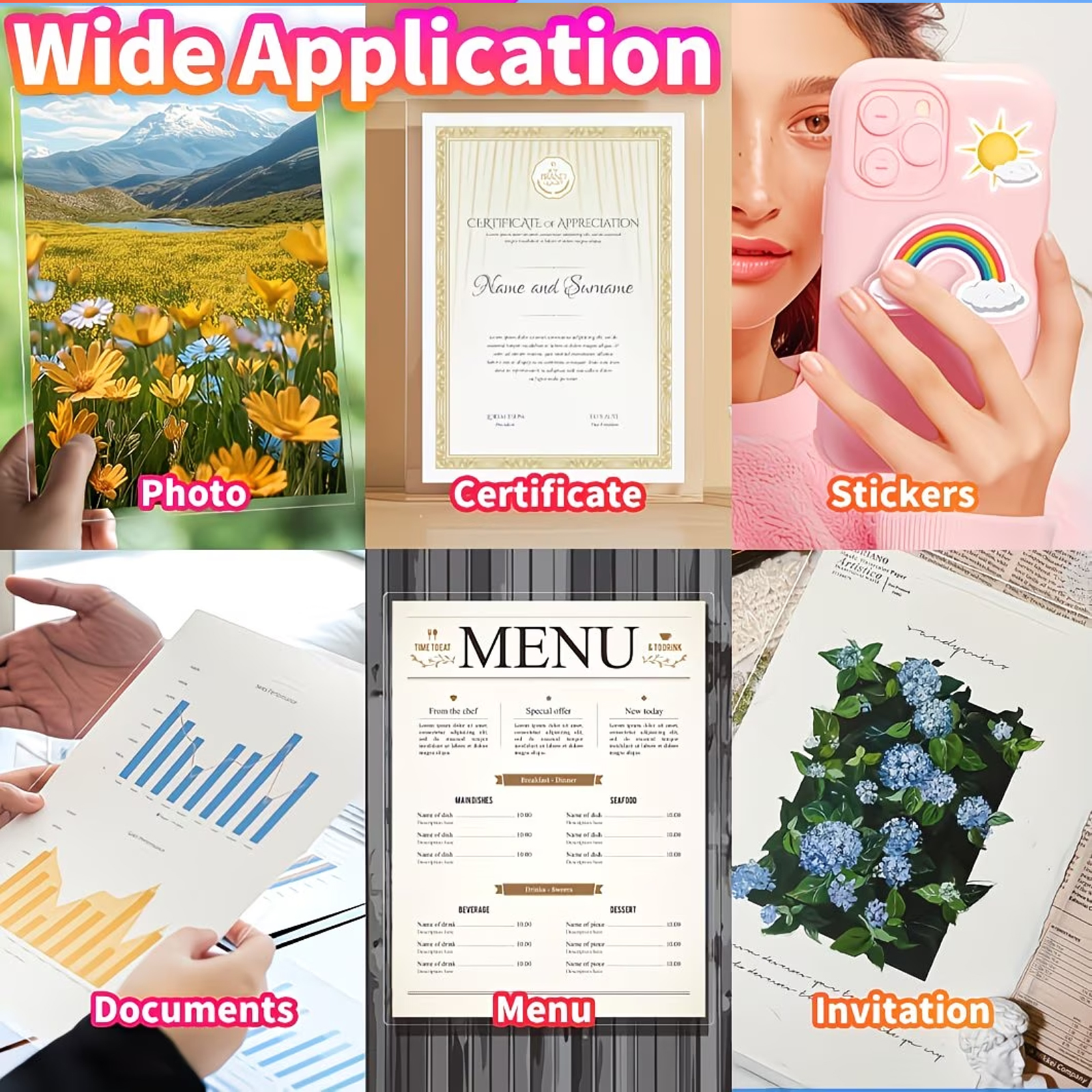 A4 Self-Adhesive Laminating Sh - Photo Booth Machine recensione e prezzo