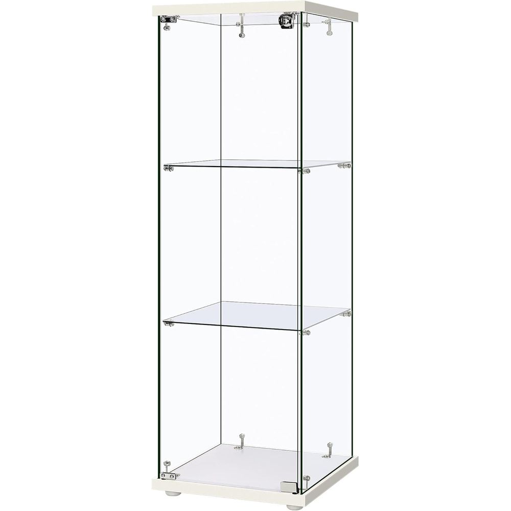 15.7W x 15.7D x 47.2H Tempered - Glass Cabinet Display recensione e prezzo