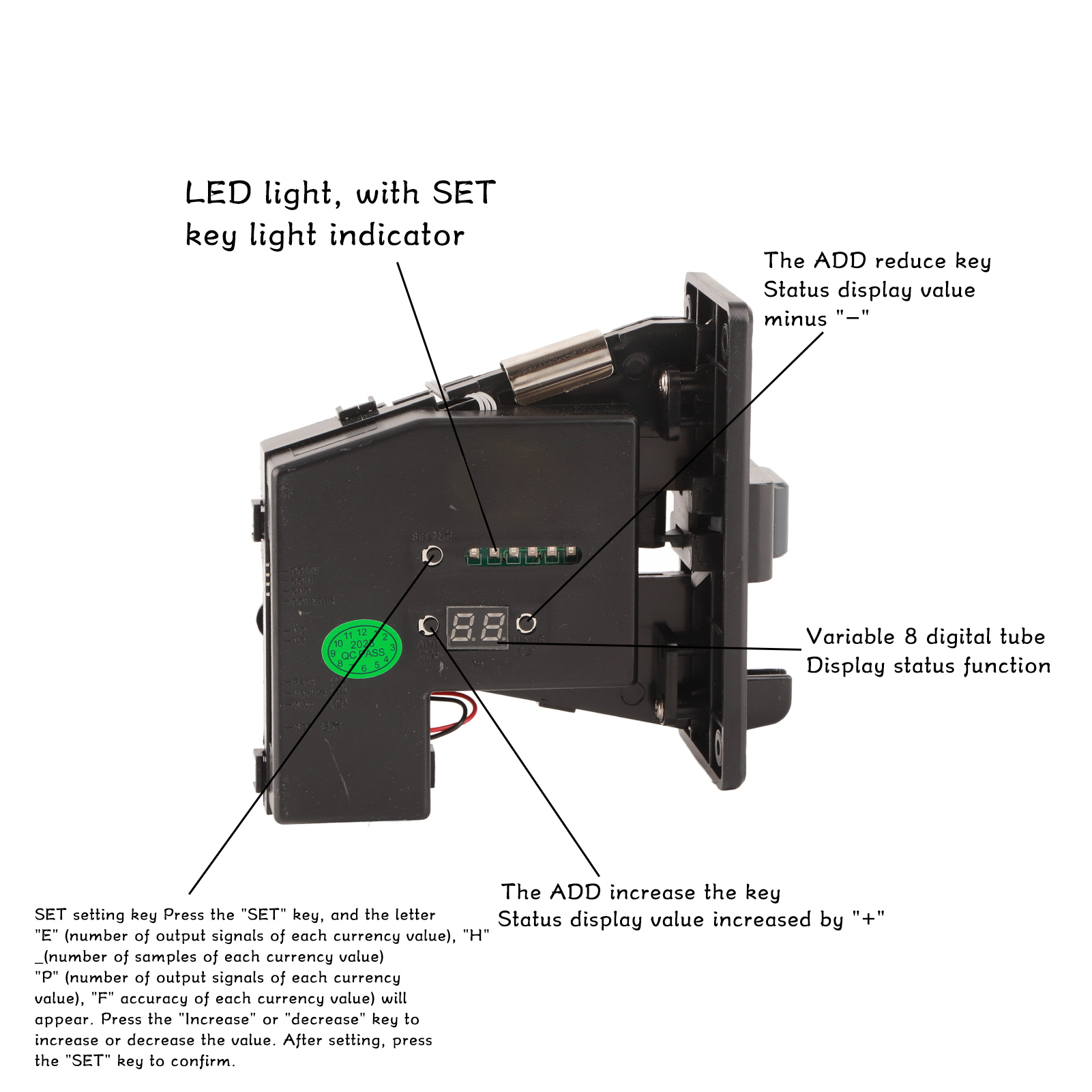 Coin Acceptor Support 6 Kinds  - Coin Acceptor Selector recensione e prezzo