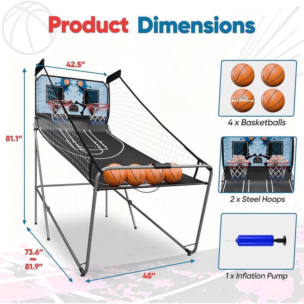 Indoor Basketball Arcade Game  - Arcade Games & Vending Llc recensione e prezzo