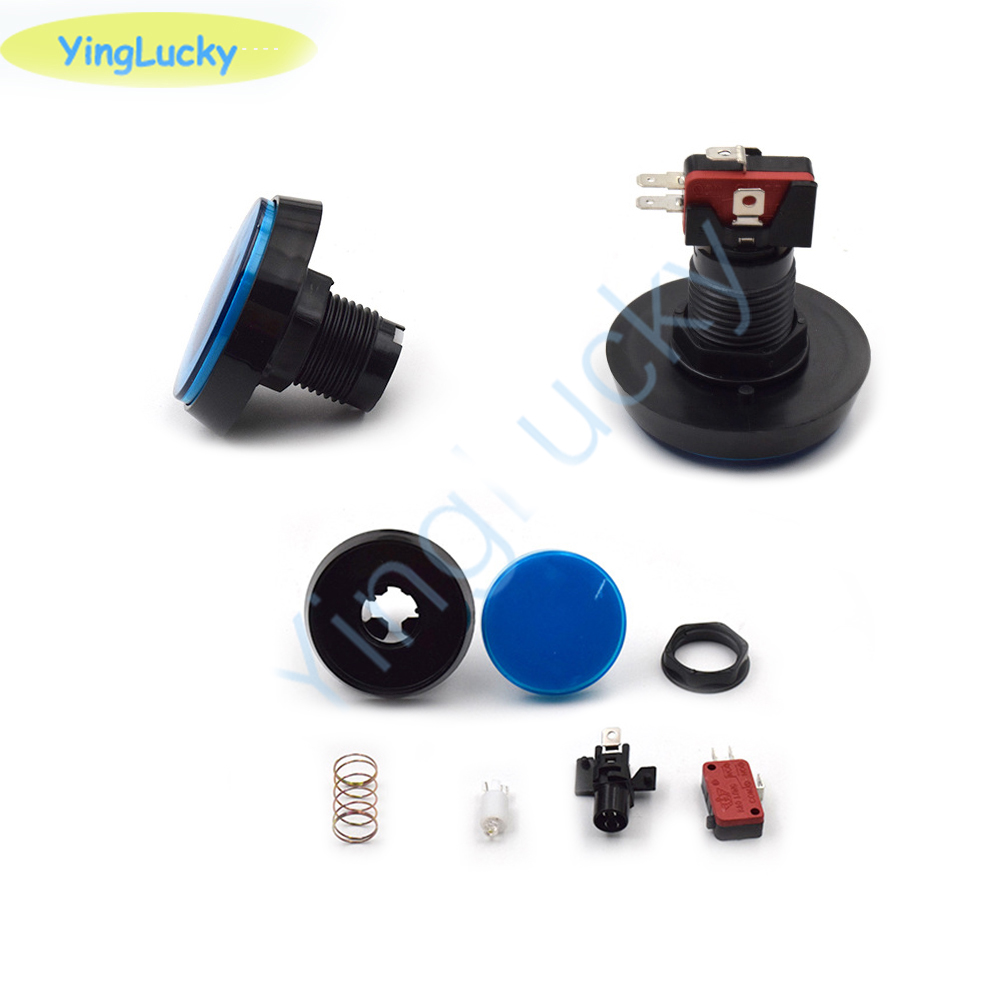 10pcs Arcade Button 60MM  LED  - Coin Acceptor Selector recensione e prezzo