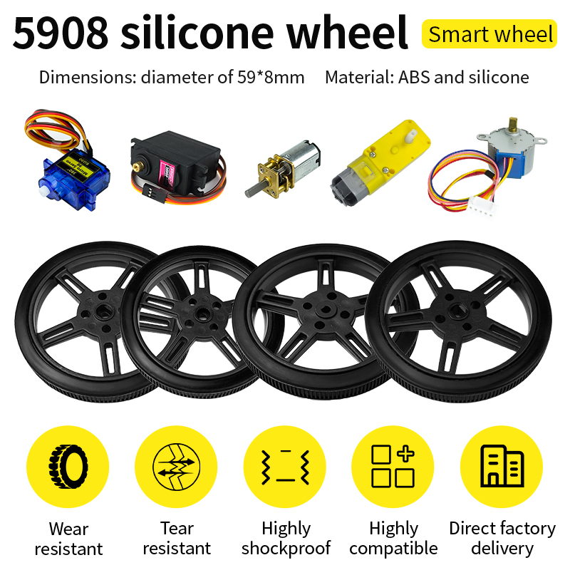 5908 Silicone Tire Wheel 360-d - Arduino Vending Machine Project recensione e prezzo