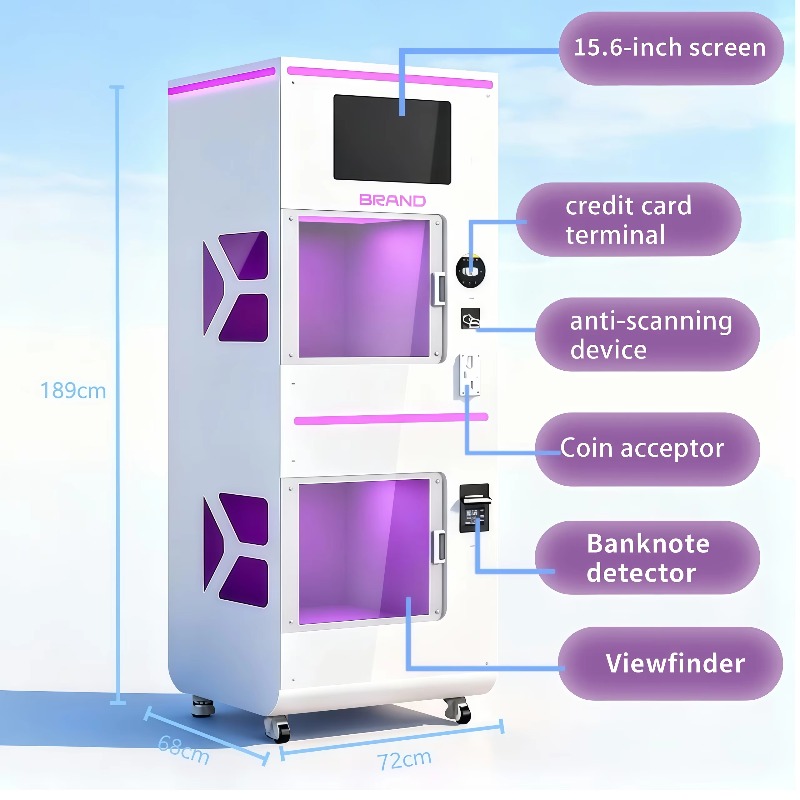 Custom Double Warehouse Helmet - Vending Machine Qr Code recensione e prezzo