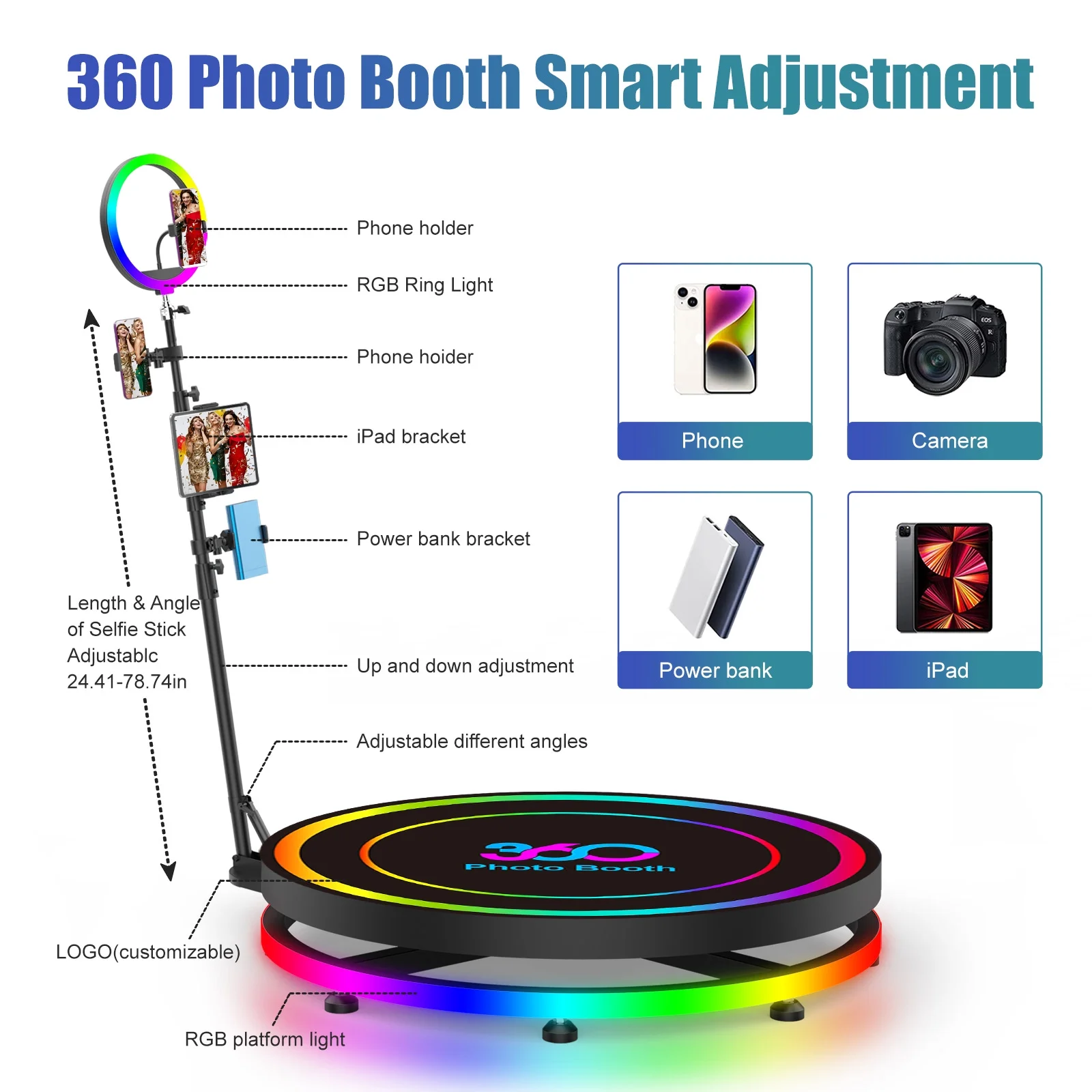 360 Photo Booth with Flight Ca - Photo Booth Machine recensione e prezzo