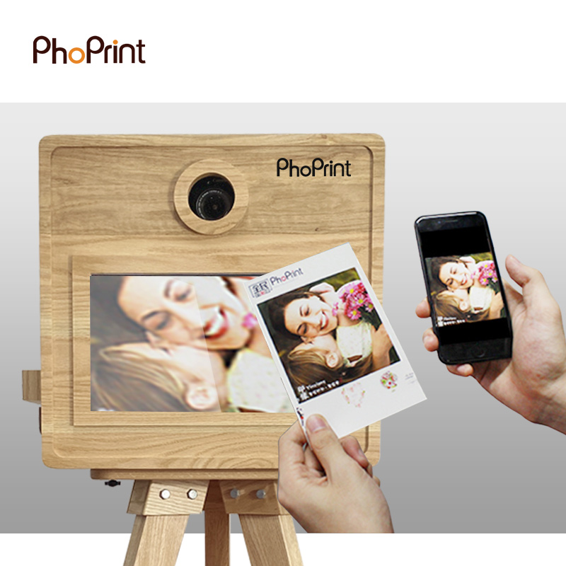 Phoprint Wood Photo Booth Vint - Photo Booth Machine recensione e prezzo