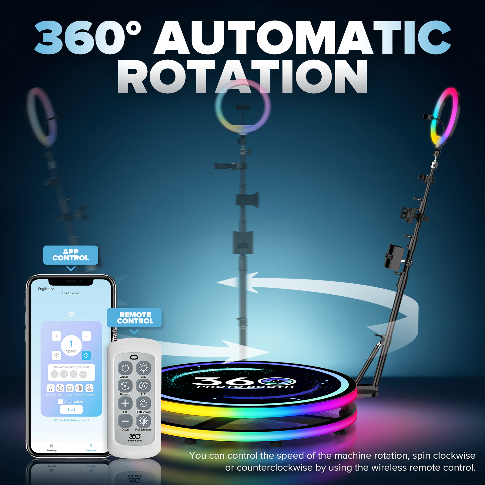 360 Rotating Photo Booth Ring  - Photo Booth Machine recensione e prezzo