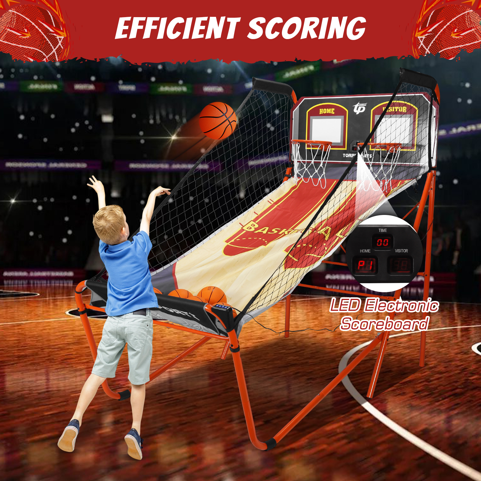 Arcade Cage Basketball Game LE - Arcade Games & Vending Llc recensione e prezzo