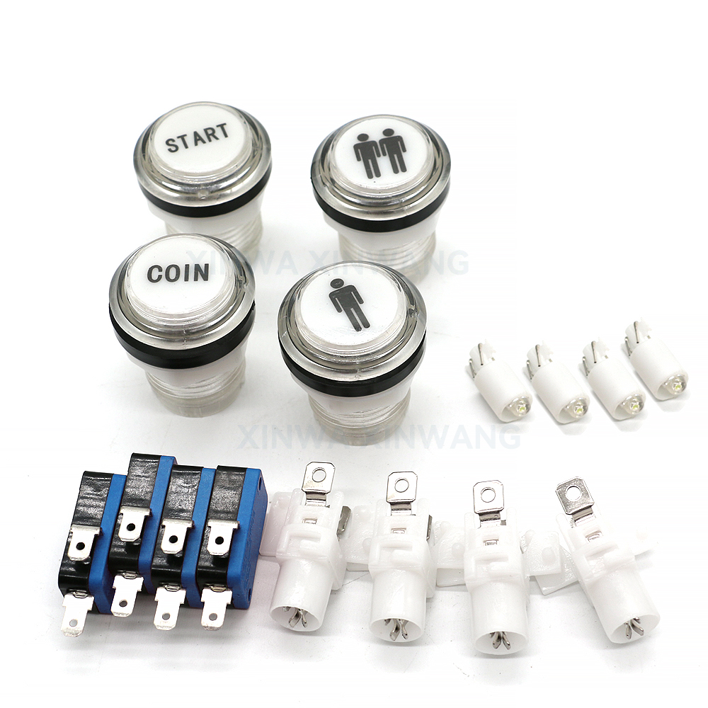 5V 12V Light Push Button 33mm  - Arcade Button Pcb recensione e prezzo