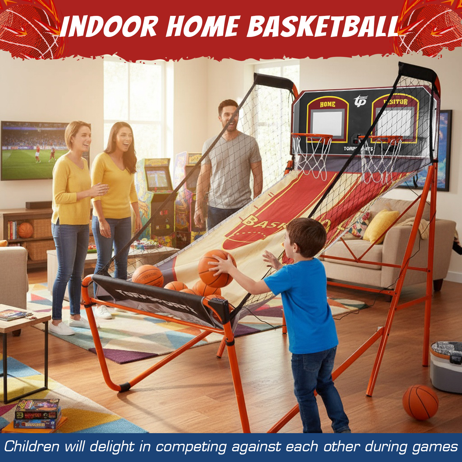 Arcade Basketball Game Set Pla - Arcade Games & Vending Llc recensione e prezzo
